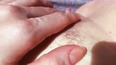Big clit squirting after frantic rubbing raw dirty talk