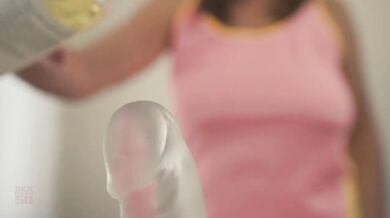 MILF Autumn J gets destroyed riding her huge new sex toy
