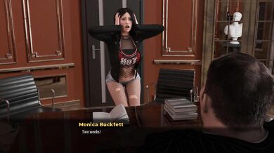 Big fat guy smashes sexy girl in erotic cartoon game she can’t resist