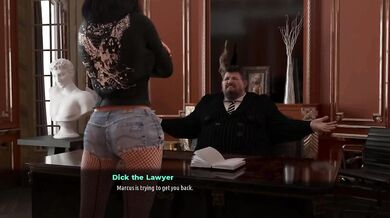 Big fat guy smashes sexy girl in erotic cartoon game she can’t resist