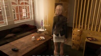 Big boobs game girl gets ruined by boss in HD erotic gameplay