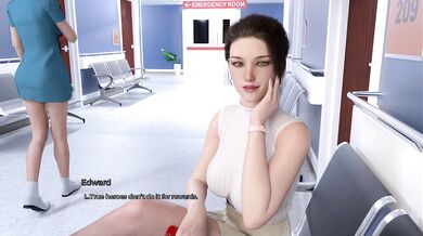 Big Tits blonde gets choked in wild 3D hospital romp