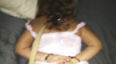 Tinder trap bdsm ass fuck rough latina anal creampie cheating girlfriend caught handcuffed dirty talk