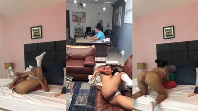 Passionate latina squirts and wrecks her pussy with a giant dildo POV