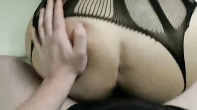 He keeps fucking me after exploding all over my jiggling ass and creampie after creampie