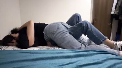Rubbing our pussy addiction lesbian scissoring tribbing hardcore amateur