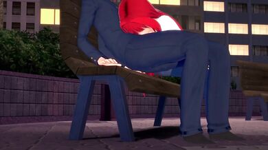 Tsukihime Aoko Aozaki gets destroyed in a filthy hentai blowjob and creampie
