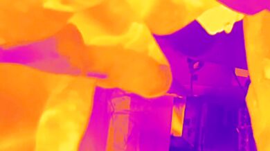 Thermal Camera Threesome Rough Mom Gets Banged by Best Friends Big Cock