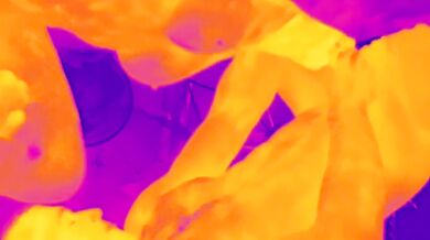 Thermal Camera Threesome Rough Mom Gets Banged by Best Friends Big Cock
