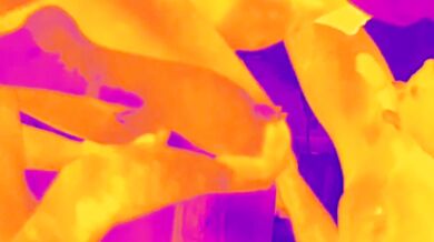 Thermal Camera Threesome Rough Mom Gets Banged by Best Friends Big Cock