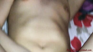 Blonde teen gets deep anal penetration with big cock cum inside her tight ass