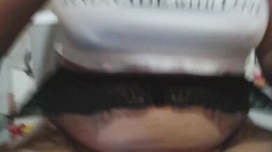 Milf wife squirts and pisses in bathroom orgasm alone