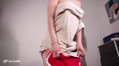 Perfect ass latina teases big ass in tiny pijama shorts panties haul