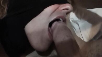 Virgin teen throatfucked deep raw cum blast POV