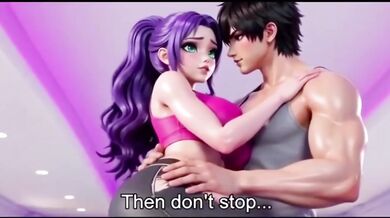 Yoga Teacher Fucks Nude Student from Behind in Hentai Anime