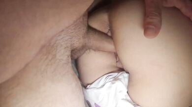I fucked my girlfriend’s chubby friend with her big ass gushing cumshots close up