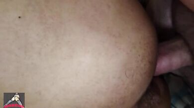 Thick Latina Mistress makes chubby boy cum twice POV rough doggystyle on big ass