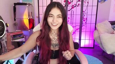 Latina toy review live stream with tongue and tattoos ruined solo