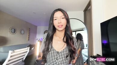 18 year old latina takes every inch in throat fucked raw till cumshot