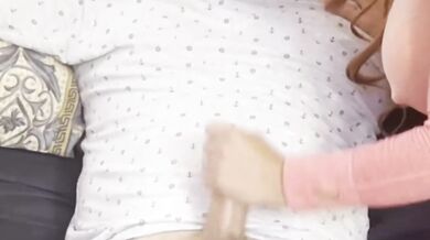 18 year old latina crushes my cock till I blow my load hard