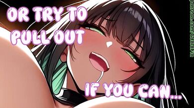 Femdom breeding slave milked till gushing in HD hentai monster joi
