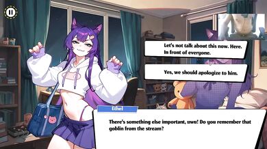 Two catgirls awaken rough bdsm creampie bondage with big tits creampie goblin cave
