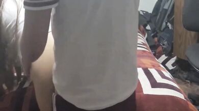 Mexican schoolgirl stripped raw deep cumshot in amateur home video