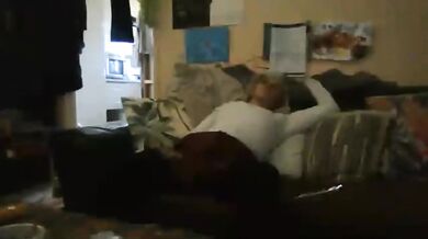 Hot milf masturbates alone while husband not home