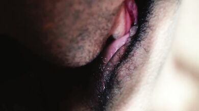 I licked her pussy until she screamed close up orgasm POV