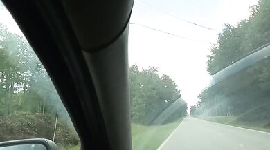 Midget girl gets destroyed on highway by ebony dick raw pov