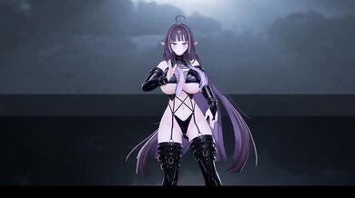 Elf Vtuber Strips Naked in R18 MMD Melt Your Brain Hentai