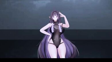 Elf Vtuber Strips Naked in R18 MMD Melt Your Brain Hentai