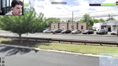 Playing GeoGuesser raw amateur caught on cam