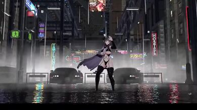 Elf Vtuber Gets Stripped By Kpop Beats in Sinful MMD R18