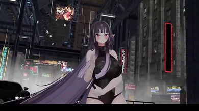 Elf Vtuber Gets Stripped By Kpop Beats in Sinful MMD R18