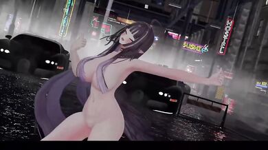Elf Vtuber Gets Stripped By Kpop Beats in Sinful MMD R18
