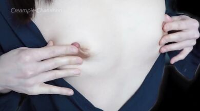 Sensitive nip oil makes solo POV gush 8 mins of creamy masturbation