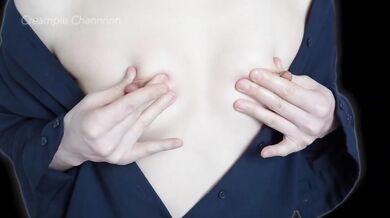 Sensitive nip oil makes solo POV gush 8 mins of creamy masturbation