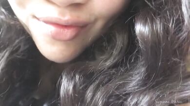 College cutie learns to squirt thick thighs dripping climax