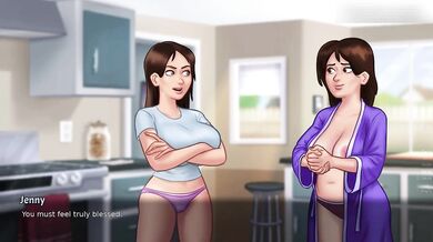 Sommertime saga stepmom gets her wet pussy licked raw in game