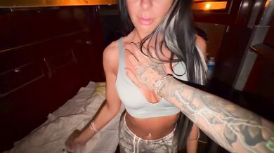 Step sis gets destroyed on train after school big dick in her tight pussy