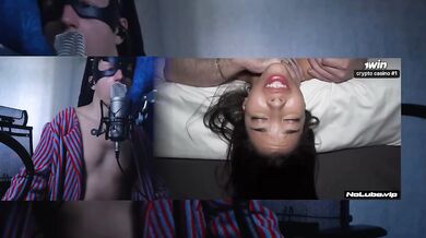 Wife chose us over her useless husband now she’s shaking with our big dicks eng sub