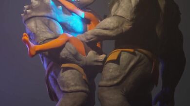 Double Anal Beast Humpers Stuff Her Furry Threesome Rough Monster Sex