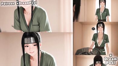 Big Tits Haku nurse gagged rough blowjob cumshot brutal HD hentai