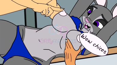 Judy hopps Gets Ganged Hard with Threesome Rule 34 Comic