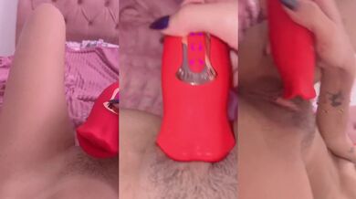 Brazilian Tattooed Chick Gets Dildo Fucked Raw Gaping Creampie
