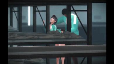 Tight pussy ruined by BBC before final game squid game parody