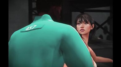 Tight pussy ruined by BBC before final game squid game parody
