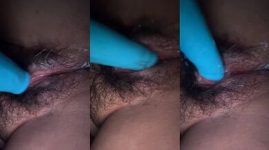 Creamy pussy squirted raw while getting stuffed