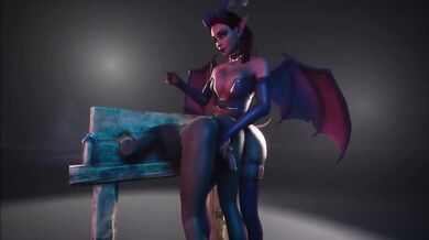 Succubus Drains Him Dry Wild With Deepthroat Cowgirl Cumshot